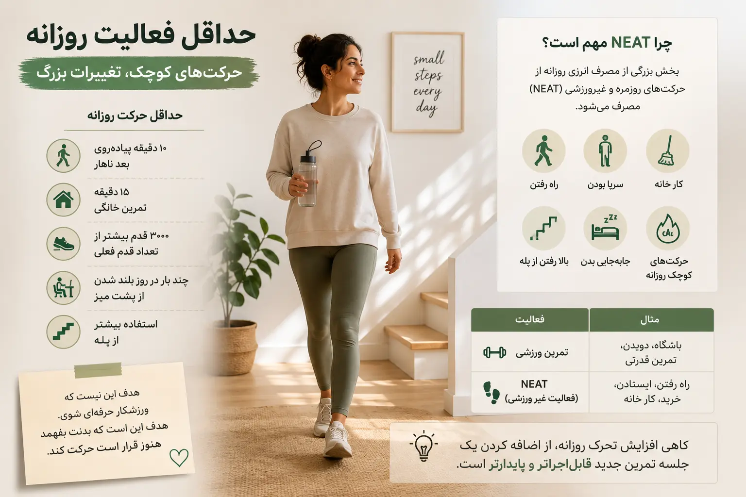 اهمیت عادت فعالیت روزانه در ساخت روتین سالم